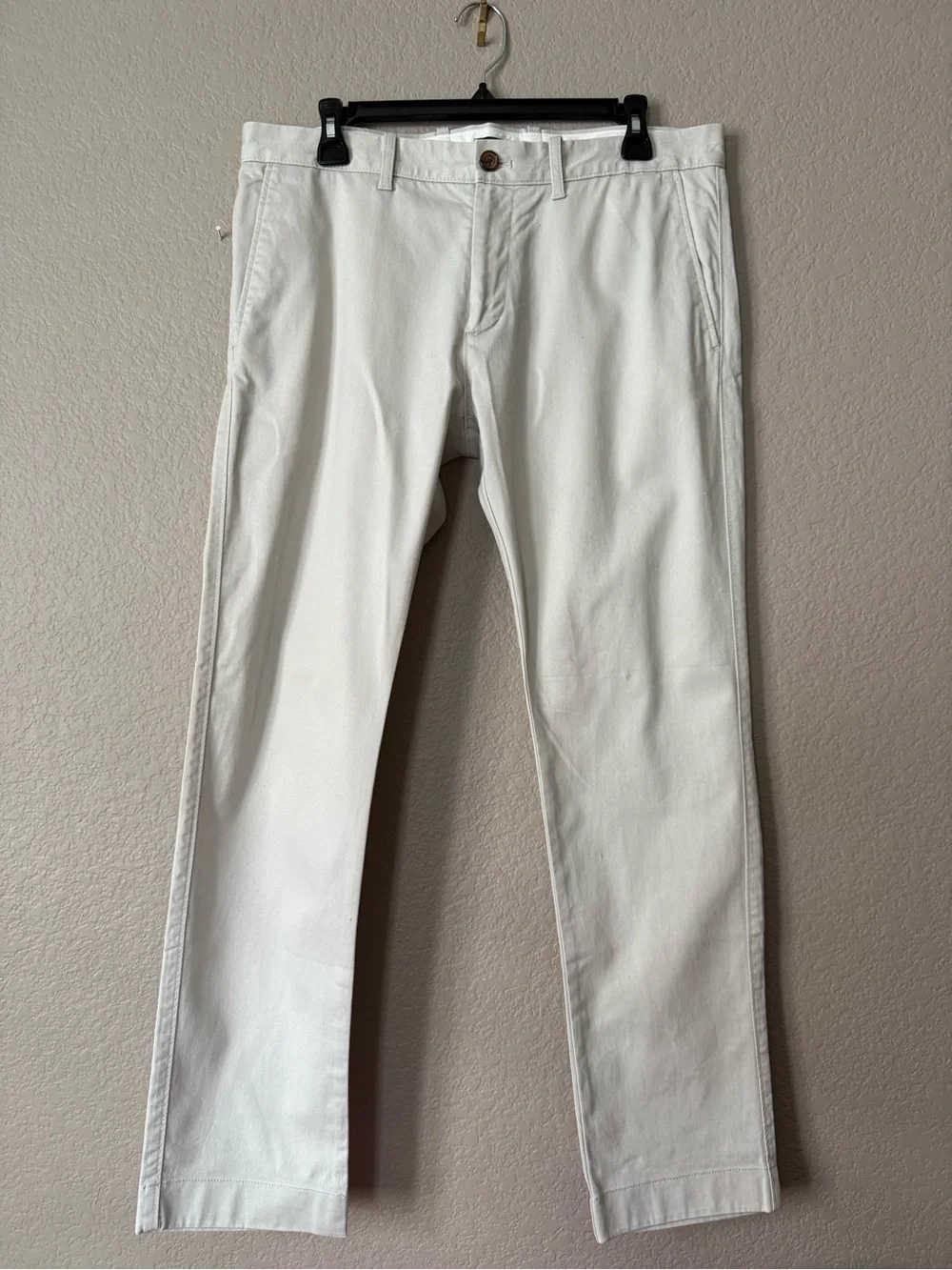 J. Crew Slim White Chino Pants